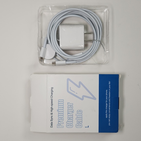 APPLE 2 in 1 Fast Charger/Data For IPhone 14-11, IWatch 8-1, NWT in box - Picture 1 of 12